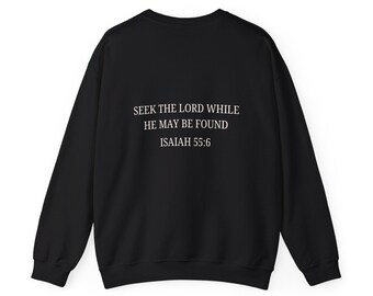 Seek the Lord Christian Unisex Crewneck Sweatshirt, Christian Gift,