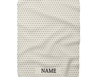 CROSS Personalized Cozy Sherpa Fleece Blanket with Modern Cross Pattern, Perfect for Home Decor, Gifts, Cozy Nights, and Celebrations