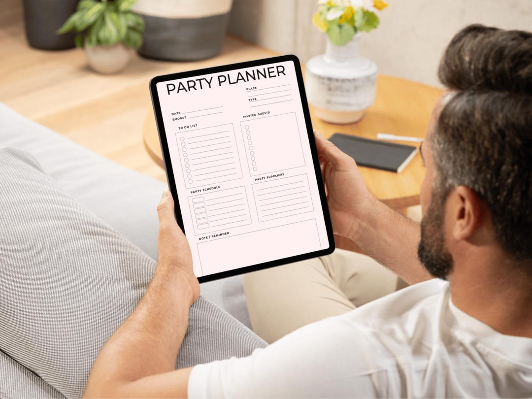 Party Planner Printable, Event Planning Checklist, Birthday Party ...