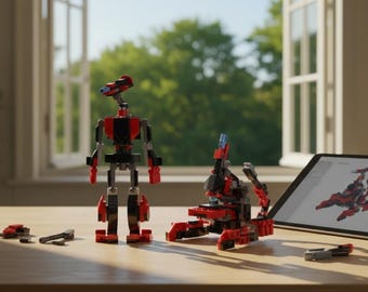 Costruisci ed esponi il microscopio G1 Universe MOC Blockbuilder. Un giocattolo da collezione trasformabile, perfetto per i fan e i costruttori creativi.
