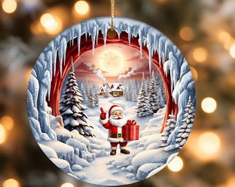 Monnaies Père Noël Avec Sac Velours Rouge - Décorations Noël - 19764