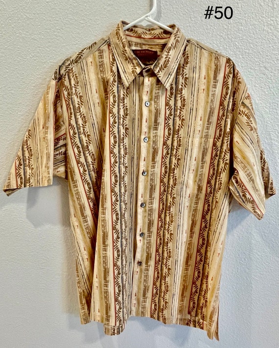 Vintage Authentic Men’s Hawaiian Shirt, Tori Rich… - image 1