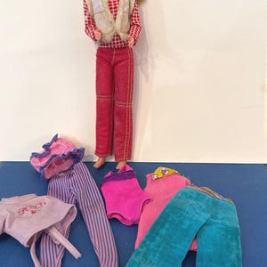 Vintage Barbie TNT SKIPPER Doll, Ash Blonde, 1968-78, Model #1105, Doll & Clothing Accessory Lot, 10 pieces, MOD!