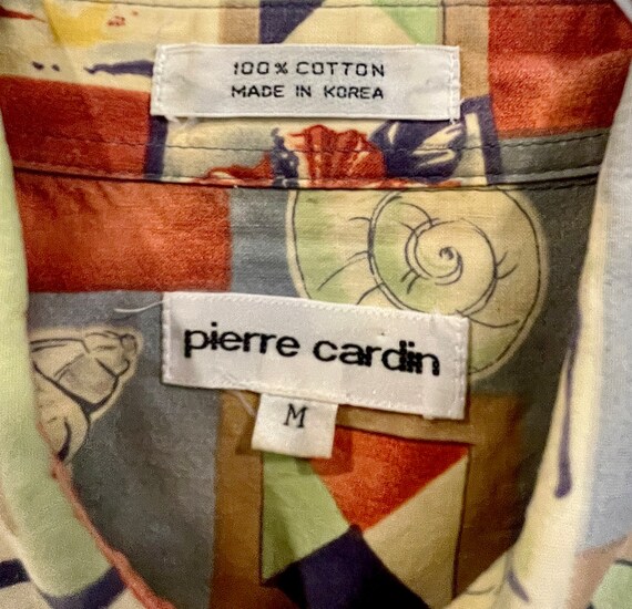 Vintage HAWAIIAN Shirt, Pierre Cardin, Block Prin… - image 3