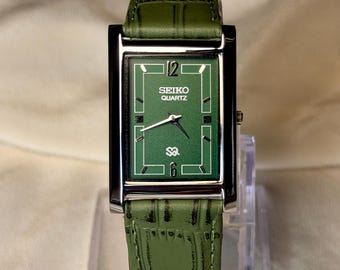 Rare Seiko Spirit Quartz 7N93-6A00 | Two-tone Japanese 34mm Square