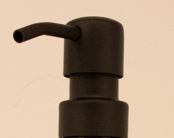 Matte Black Luxury Soap Dispenser Pump | 28/400 Stainless Steel Pump