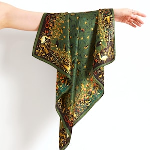 Sciarpa quadrata in seta pura al 100%, bandana in seta di gelso, foulard per capelli in seta di gelso, 65 x 65 cm, sciarpa rosa Wonder in Paris, regalo per tutte le