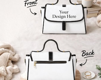 Personalized Leather Satchel for Mom, Custom Leather Bag Gift for Mom, Engraved Leather Satchel, Custom Name Leather Bag, Mom Gift