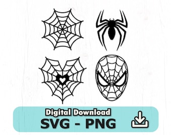 Hero Svg, Spider Png, instant download, files for Cricut, COD010