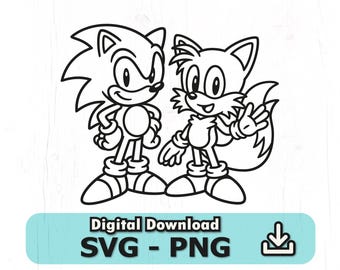 Riccio Png, contorno SVG, file di taglio per Cricut, Svg, png, download immediato, COD017