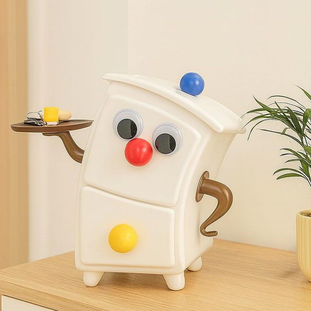 Twisty Mini Desktop Organizer – Cute Kawaii Desk Storage Cabinet ...