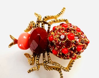 Broche araignée Joan Rivers