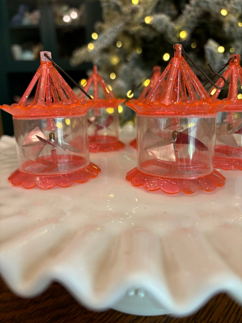 Vintage Twinkler Birdcage Spinner Ornaments image 2