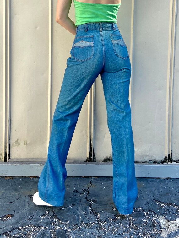 1970’s High Waisted Flare Denim / Size 27