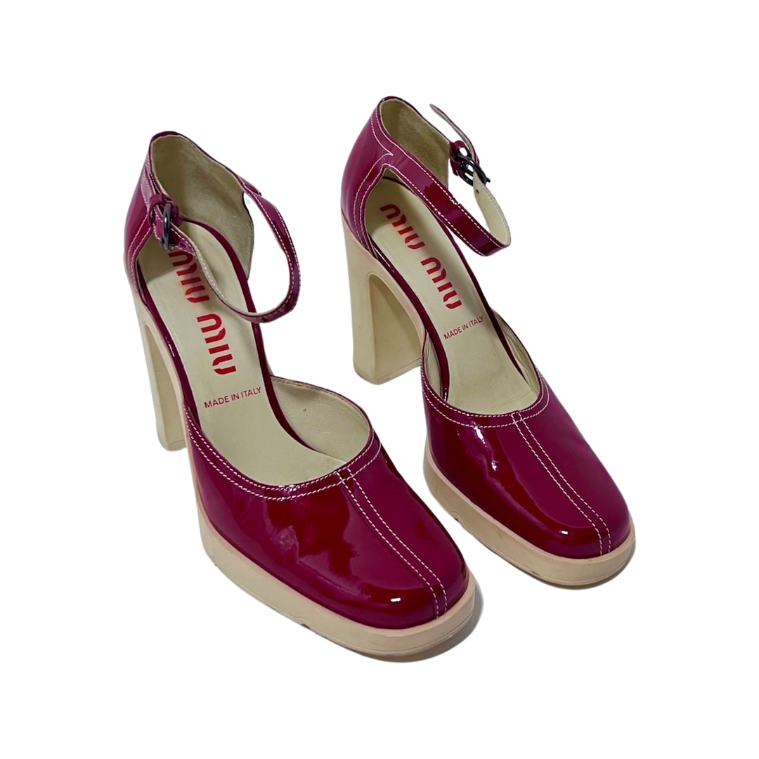 miu miu red heels