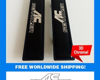 BMW E36 AC Schnitzer Set of 2 Door Trim Badges Resin 3D replacement QUALITY aftermarket 046