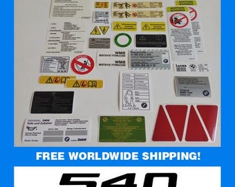 BMW Set of stickers E39 540i EURO full set* Please check Available options! 023