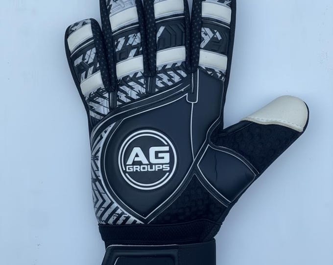 Featured listing image: The Black Goal Keeper Gloves Professional Football Soccer Glove uniqe vintage