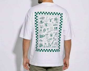 T-shirt personnalisé à partir de vos photos | Portrait doodle personnalisé | Cadeau anniversaire, retraite, couple, famille
