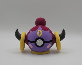 Op Hoopa geïnspireerd personageontwerp - 3D-geprinte displaybal - uniek verzamelobject fanart