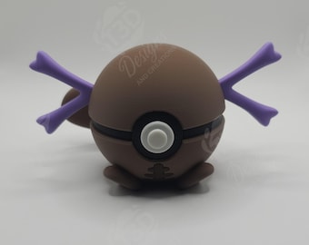 Paldean Wooper Inspired Character Design- 3D Printed Display Ball- Unique Fan Art Collectible