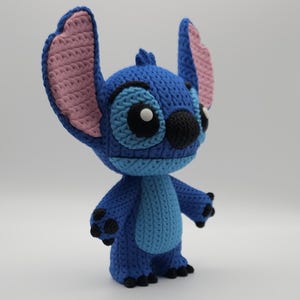 Knitted Design - 3D Printed Lilo & Stitch Inspired Character Figures - Unique Display Collectible image 3