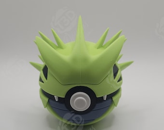 Tyranitar Inspired Character Design- 3D Printed Display Ball- Unique Fan Art Collectible