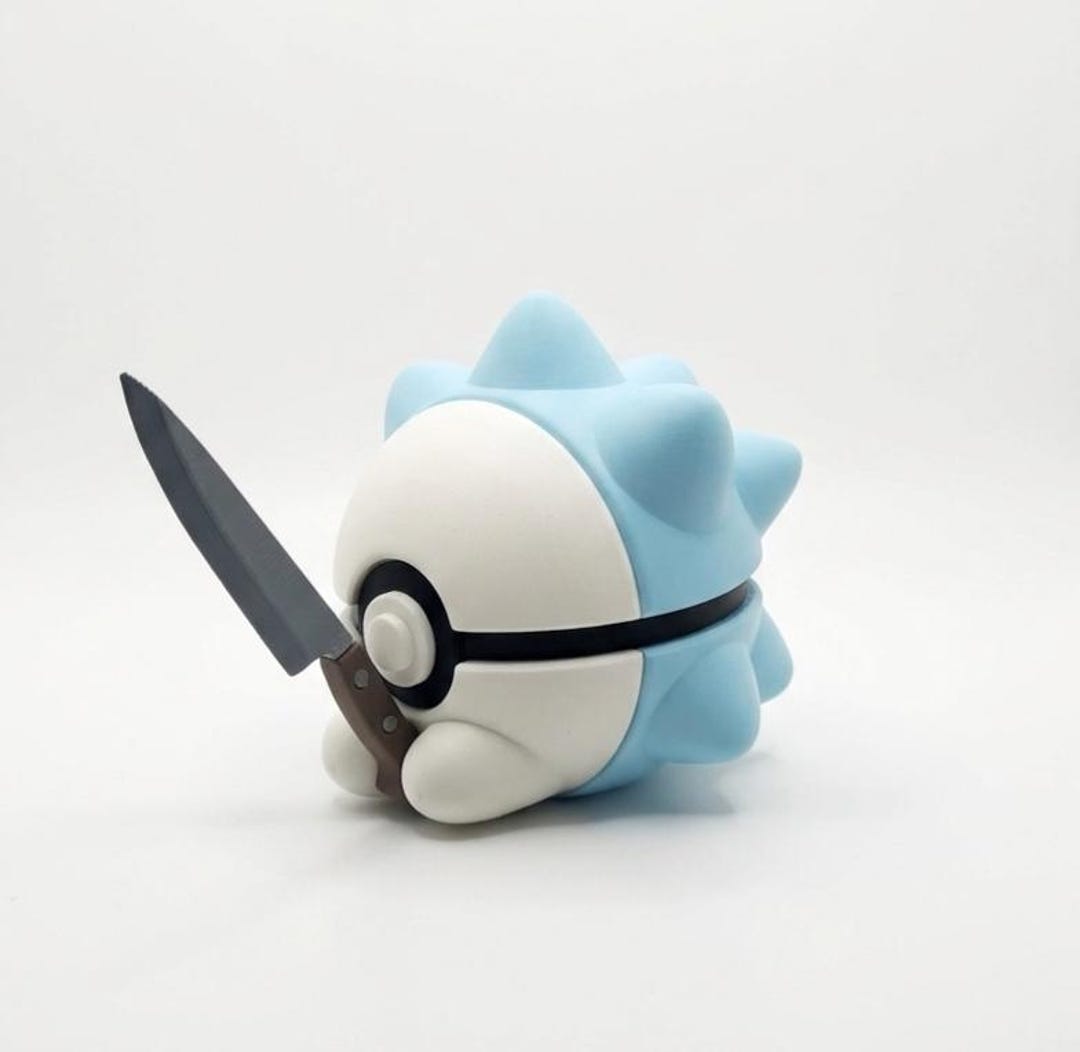 Snom Designs Snom Pokemon Character Design- 3D Printed Pokeball- Unique Fan Art ...