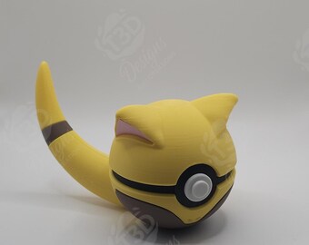 Abra, Kadabra & Alakazam Inspired Character Design- 3D Printed Display Ball- Unique Fan Art Collectible