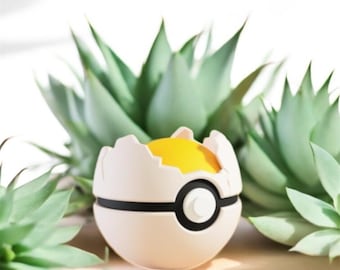 Exeggcute & Exeggutor Inspired Character Design- 3D Printed Display Ball- Unique Fan Art Collectible
