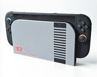 Switch 2 3D Printed Dock Cover - Retro NES Style