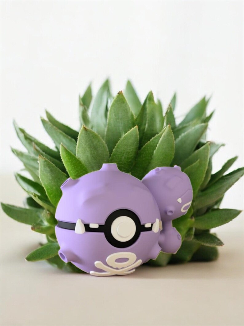 Pokemon Character Design- 3D Printed Pokeball- Koffing & Weezing ...
