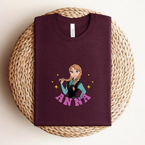Anna Shirts, Disney Princess Anna Tee, Anna Flounder Shirt, Birthday Girl Trip Shirt, Disney Family Shirts bild 3