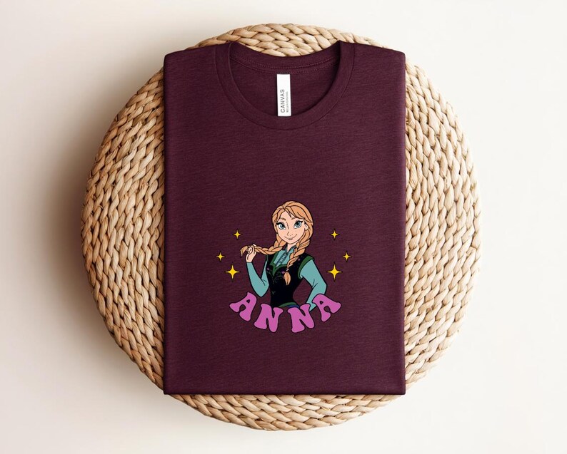 Anna Shirts, Disney Princess Anna Tee, Anna Flounder Shirt, Birthday Girl Trip Shirt, Disney Family Shirts bild 3
