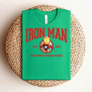 Marvel Avengers Iron Man Shirt, Iron Man Tony Stark Shirt, Marvel Superhero Shirt, MCU Fan Tee, Marvel Family Party Gift bild 7