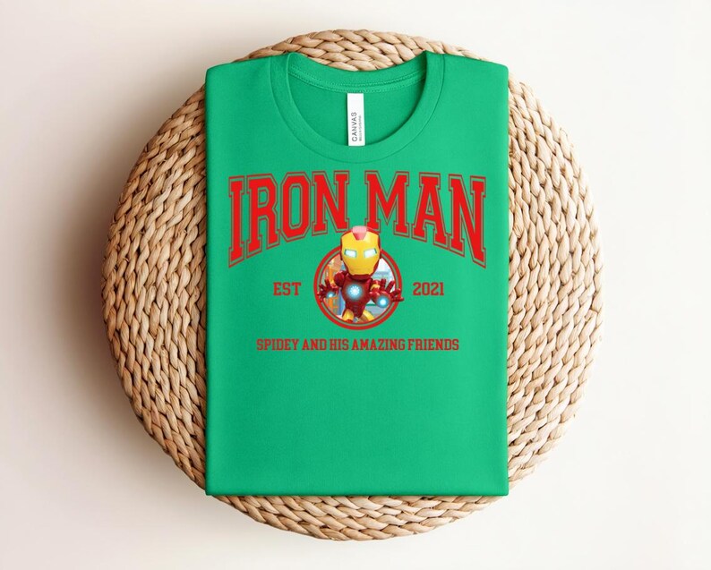 Marvel Avengers Iron Man Shirt, Iron Man Tony Stark Shirt, Marvel Superhero Shirt, MCU Fan Tee, Marvel Family Party Gift bild 7