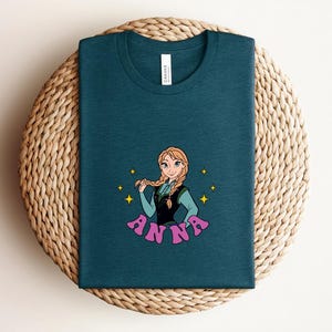 Anna Shirts, Disney Princess Anna Tee, Anna Flounder Shirt, Birthday Girl Trip Shirt, Disney Family Shirts bild 2