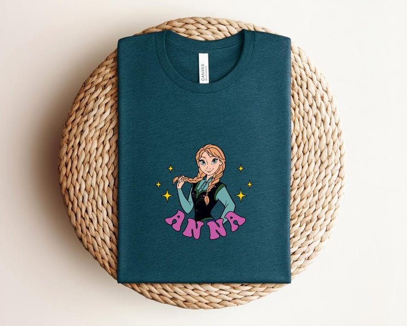 Anna Shirts, Disney Princess Anna Tee, Anna Flounder Shirt, Birthday Girl Trip Shirt, Disney Family Shirts bild 2