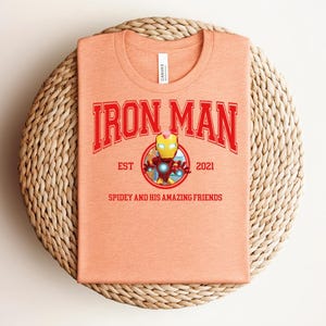 Marvel Avengers Iron Man Shirt, Iron Man Tony Stark Shirt, Marvel Superhero Shirt, MCU Fan Tee, Marvel Family Party Gift bild 6