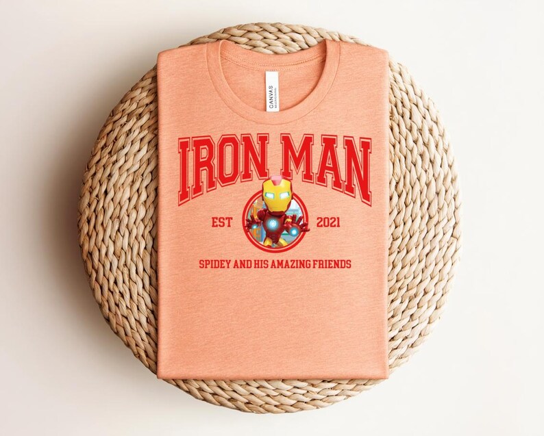 Marvel Avengers Iron Man Shirt, Iron Man Tony Stark Shirt, Marvel Superhero Shirt, MCU Fan Tee, Marvel Family Party Gift bild 6