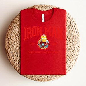 Marvel Avengers Iron Man Shirt, Iron Man Tony Stark Shirt, Marvel Superhero Shirt, MCU Fan Tee, Marvel Family Party Gift bild 11
