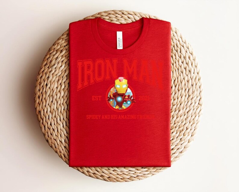 Marvel Avengers Iron Man Shirt, Iron Man Tony Stark Shirt, Marvel Superhero Shirt, MCU Fan Tee, Marvel Family Party Gift bild 11