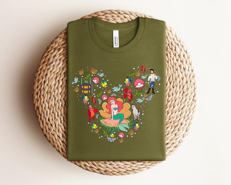 The Little Mermaid Shirt, Disney T-shirt, Women's Little Mermaid Ariel Shirt, Ariel Mermaid Shirt, Disney Ariel Shirt Bild 9
