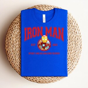 Marvel Avengers Iron Man Shirt, Iron Man Tony Stark Shirt, Marvel Superhero Shirt, MCU Fan Tee, Marvel Family Party Gift bild 5