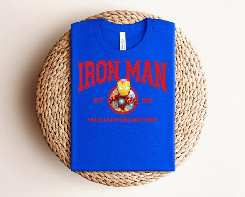 Marvel Avengers Iron Man Shirt, Iron Man Tony Stark Shirt, Marvel Superhero Shirt, MCU Fan Tee, Marvel Family Party Gift bild 5