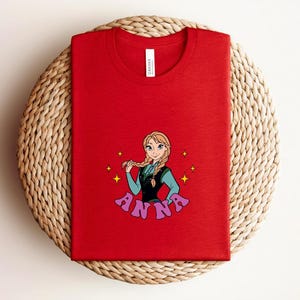 Anna Shirts, Disney Princess Anna Tee, Anna Flounder Shirt, Birthday Girl Trip Shirt, Disney Family Shirts bild 9