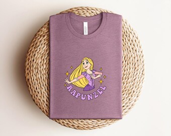 Princess Rapunzel Shirts, Princess Rapunzel Tee, Rapunzel Flounder Shirt, Birthday Girl Trip Shirt, Disney Family Shirts