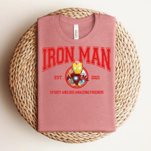 Marvel Avengers Iron Man Shirt, Iron Man Tony Stark Shirt, Marvel Superhero Shirt, MCU Fan Tee, Marvel Family Party Gift bild 10
