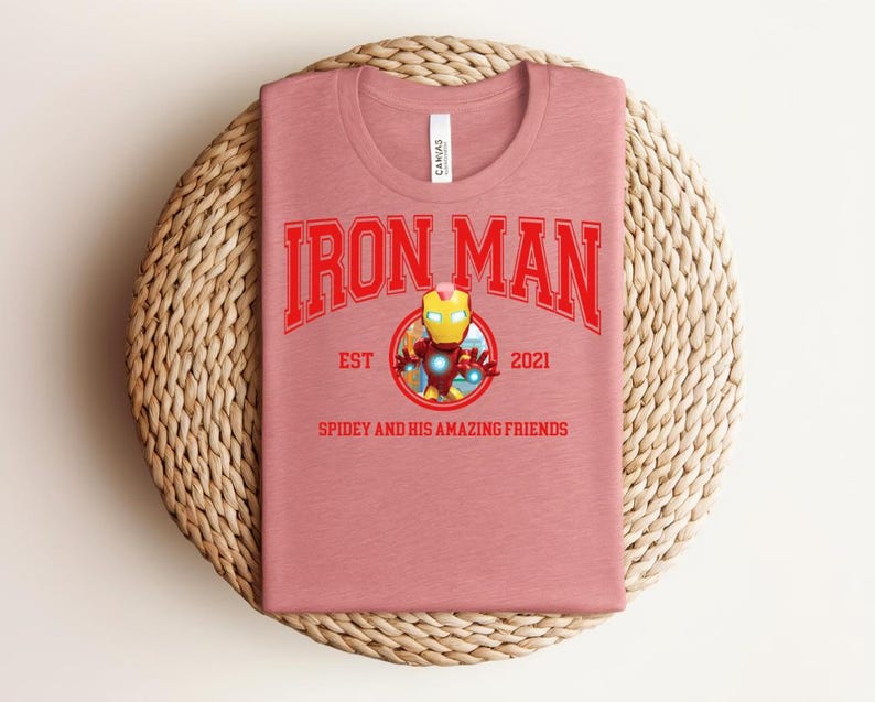 Marvel Avengers Iron Man Shirt, Iron Man Tony Stark Shirt, Marvel Superhero Shirt, MCU Fan Tee, Marvel Family Party Gift bild 10