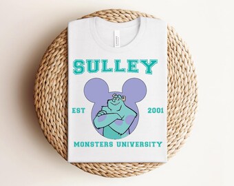 Sulley Monsters Inc Shirt: Sulley Monsters inc Disney Tee, Walt Disney World Disneyland Trip Shirt, James P. Sullivan T Shirt